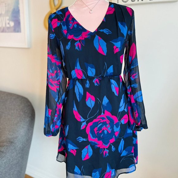 JOE FLOWER-LEAF DRESS SIZE XS-S - Picture 1 of 1